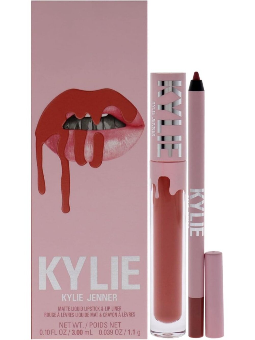 Matte Lip Kit - Autumn Shades, 2 Pc Liquid Lipstick & Lip Liner Set for Women